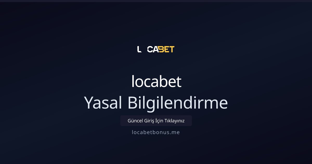 kayacasino Yasal Bilgilendirme